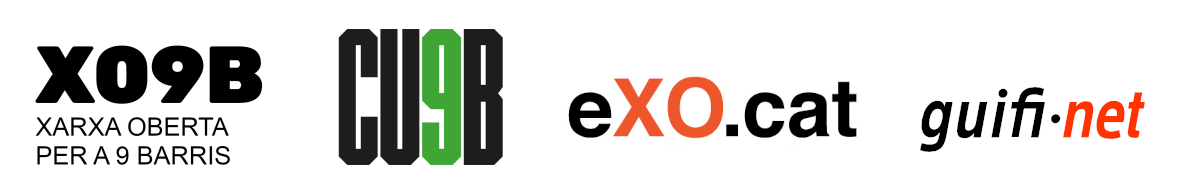 Logos XO9B guifi exo cu9b